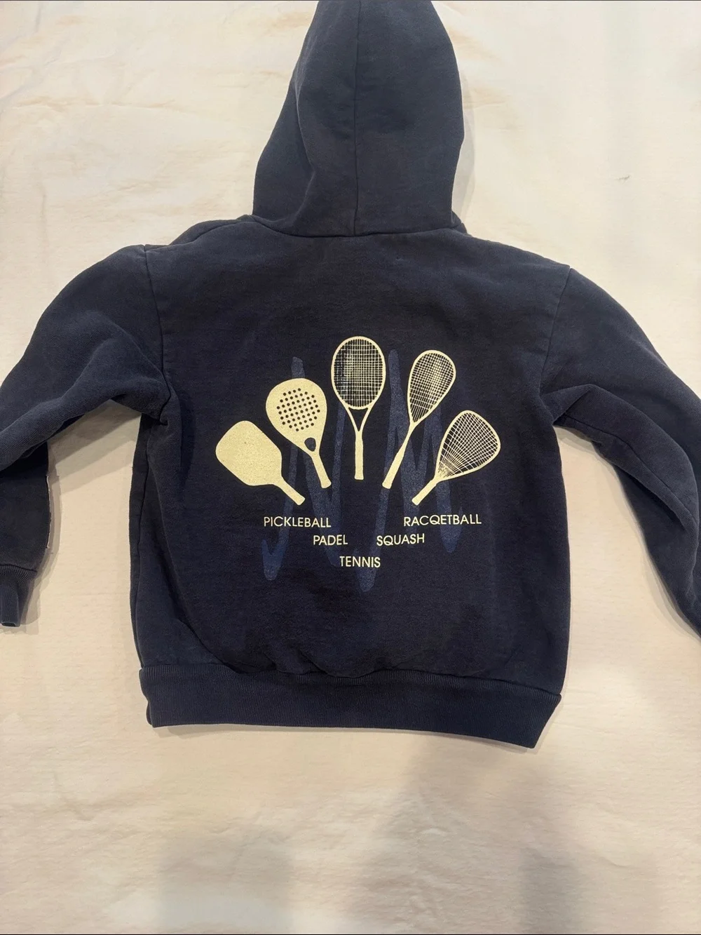 Kids size 6 Neiman Marcus city club x Cloney hoodie in navy